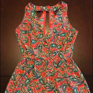 Paisley Charlotte Russe Romper